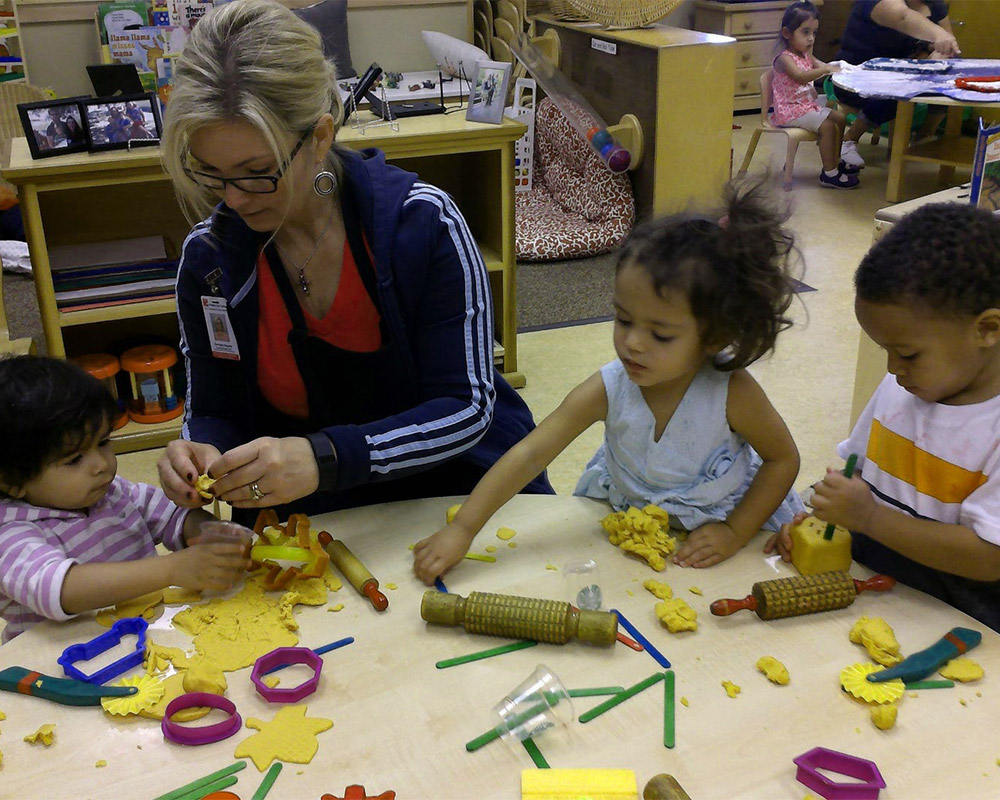 Instructor Working in Early Childhood Education and Early Intervention