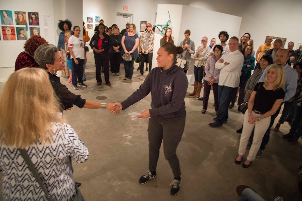 Student Art Show Opening, 2016. Photos by Mike Schwabenland