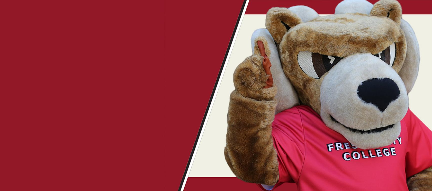 Sam the Ram holding number 1