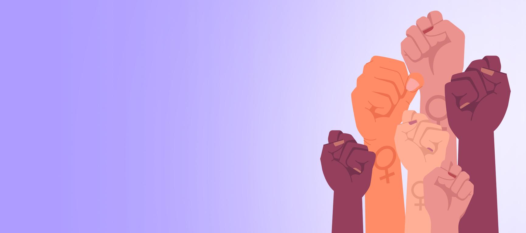 hand making fists in the air