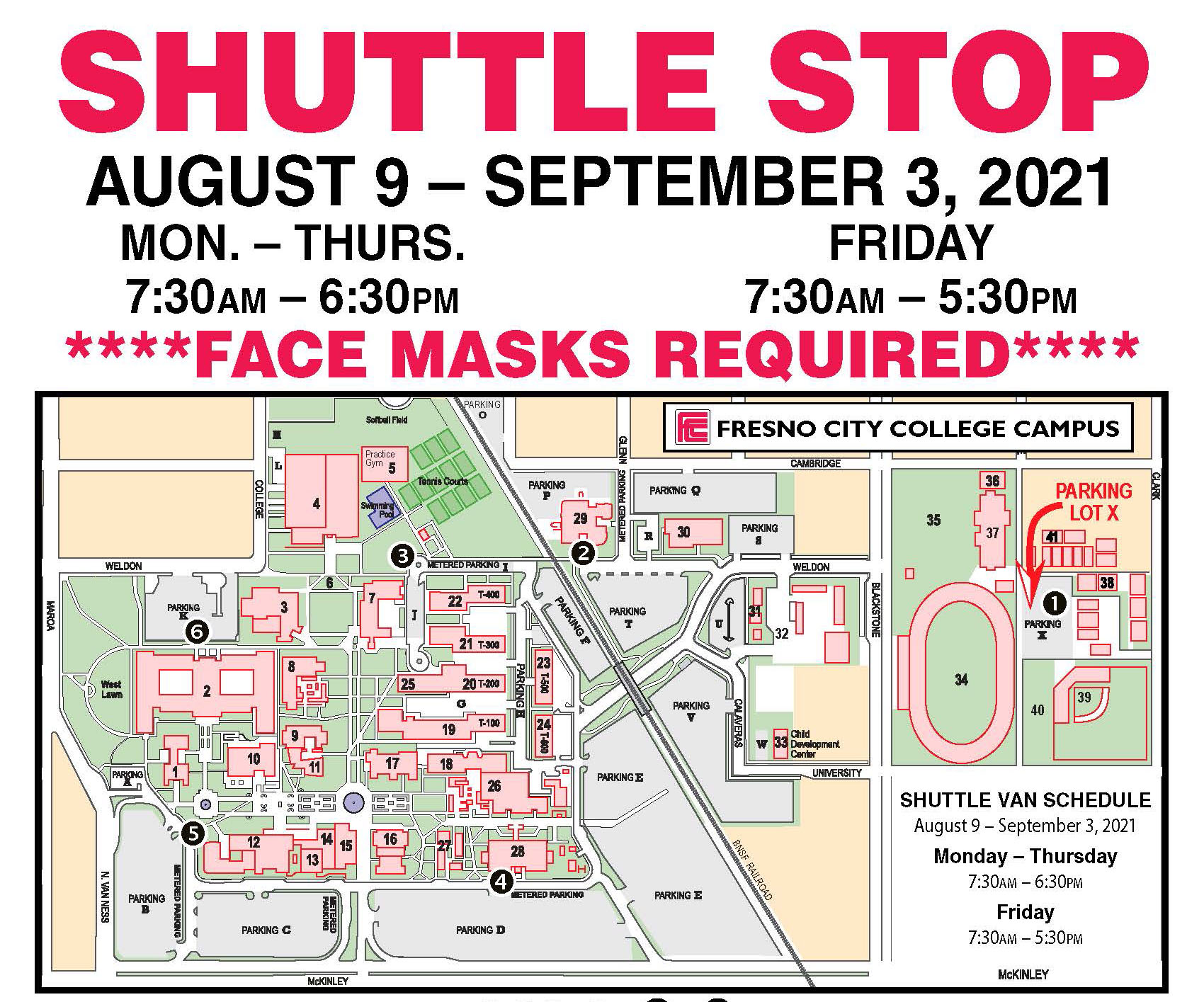 Fresno City Campus Map Contact And Maps | Fresno City College