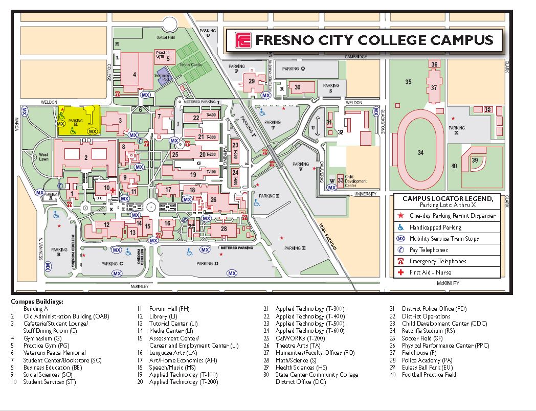 Fresno State Campus Map 2025