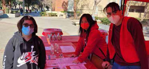 Students welcoming students