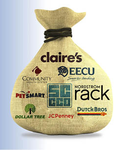money sack with business logos