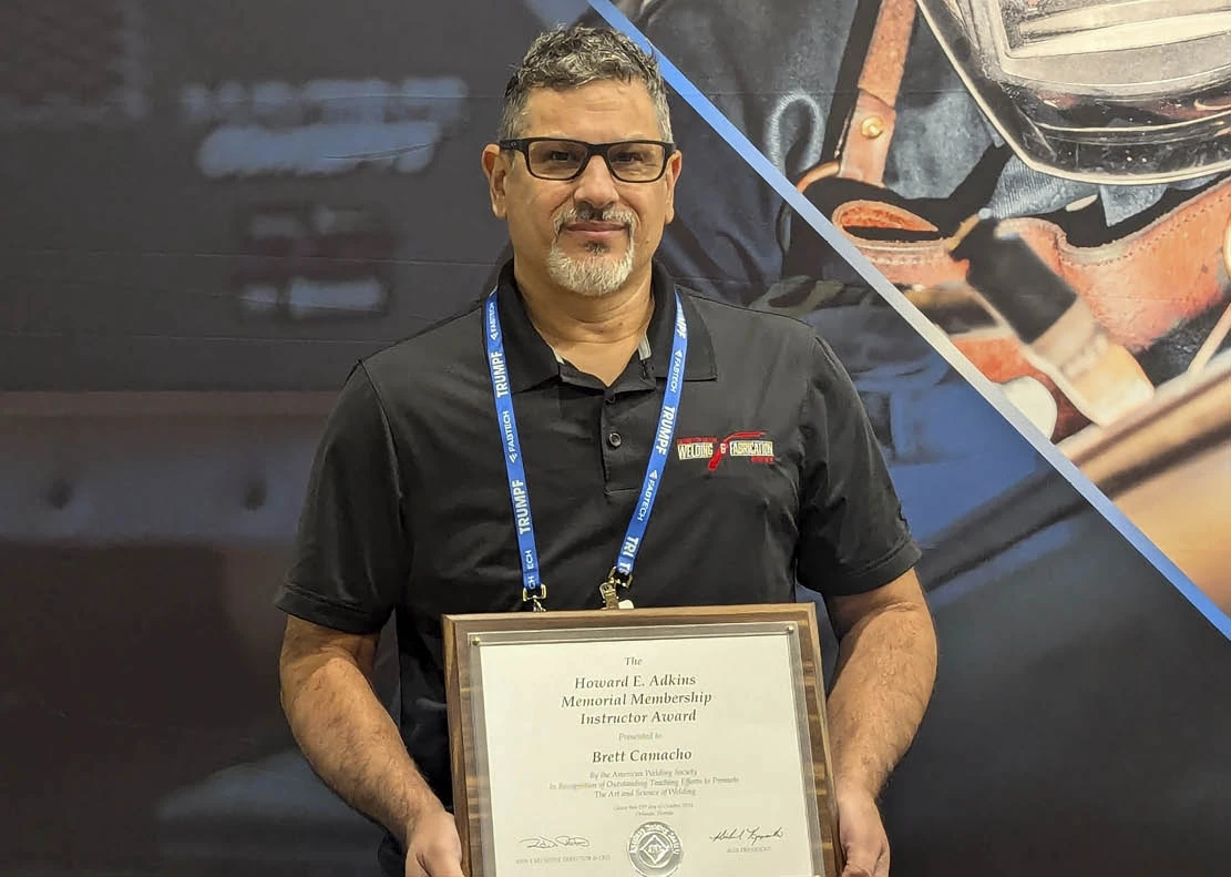 Welding Instructor Brett Camacho