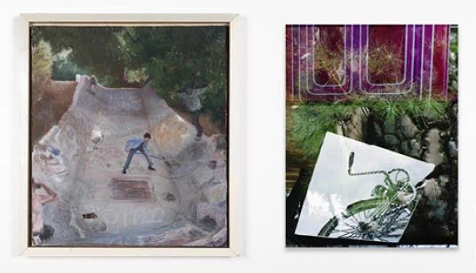 Two paintings from Art Space Gallery