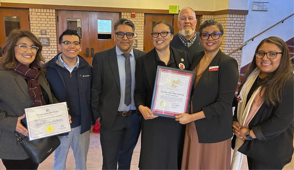 Ram Pantry Staff and President Whisenhunt