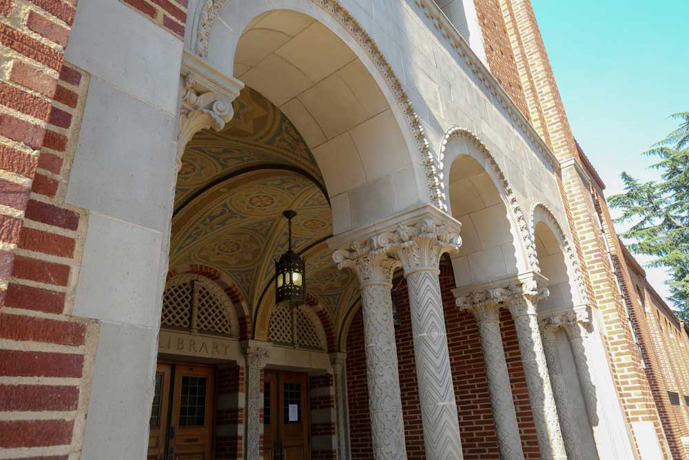 library entrance