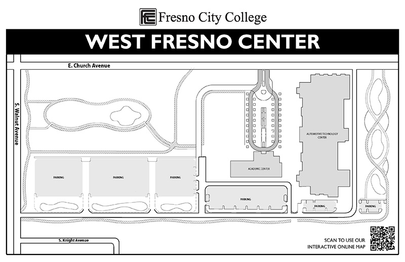West Fresno Map