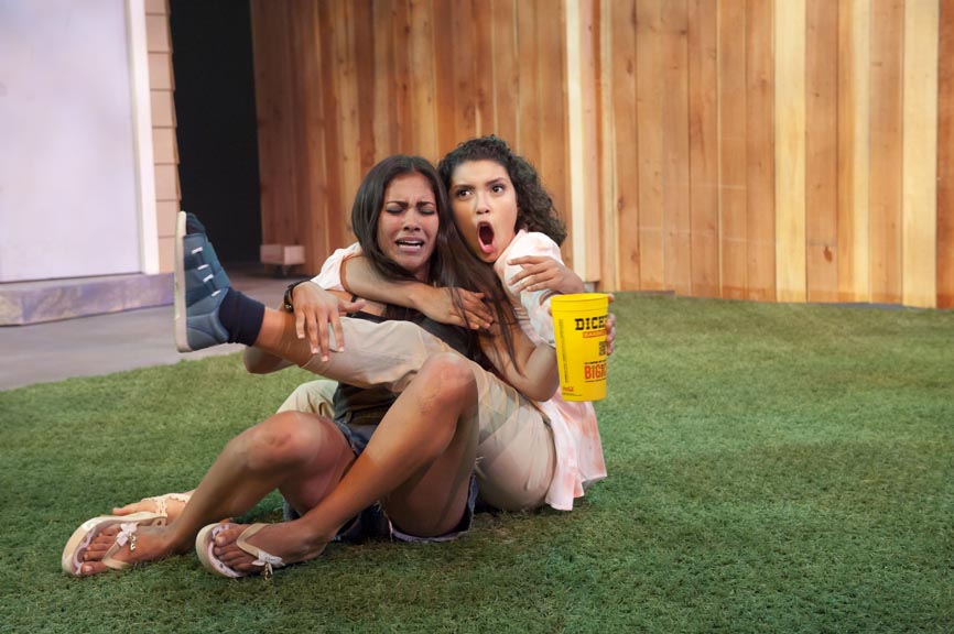      Scene from Detroit, featuring Felicia Sanchez and Sabrina Lopez 