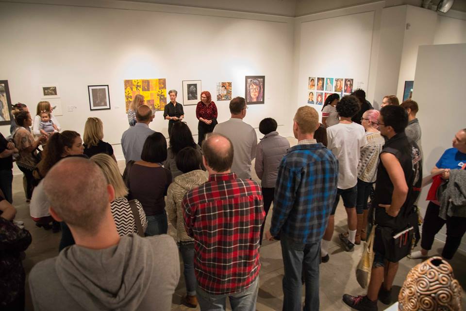 Student Art Show Opening, 2016. Photos by Mike Schwabenland