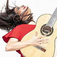 woman with guitar