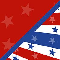 American flag colors