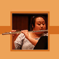 flute player