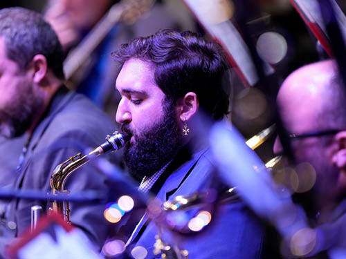 saxophone player