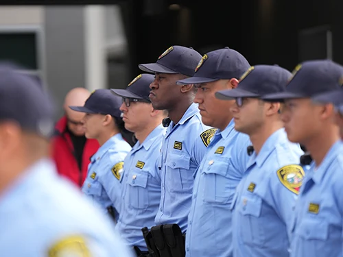 Police academy cadets