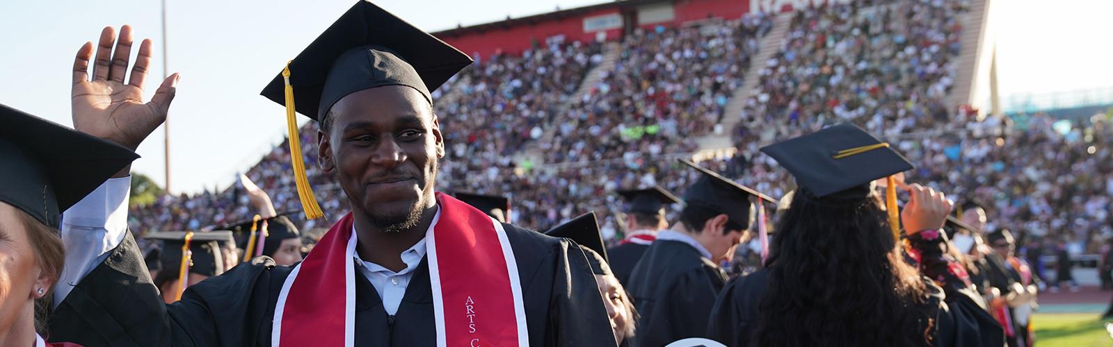 student graduating