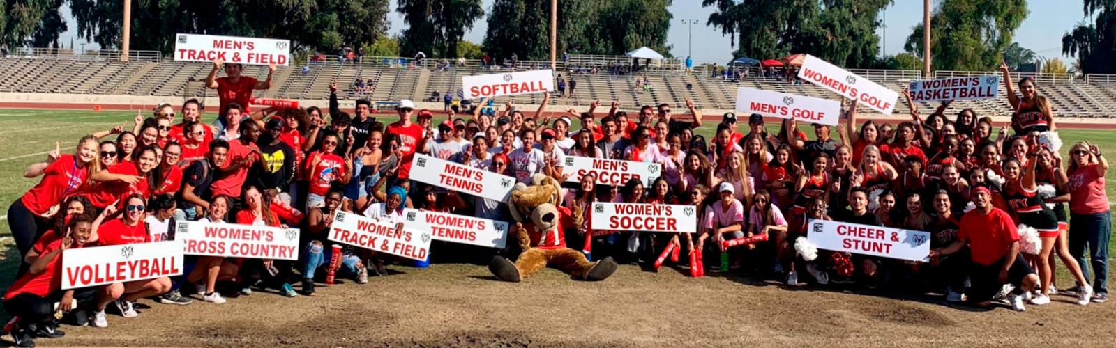 Picture of various City College sports teams