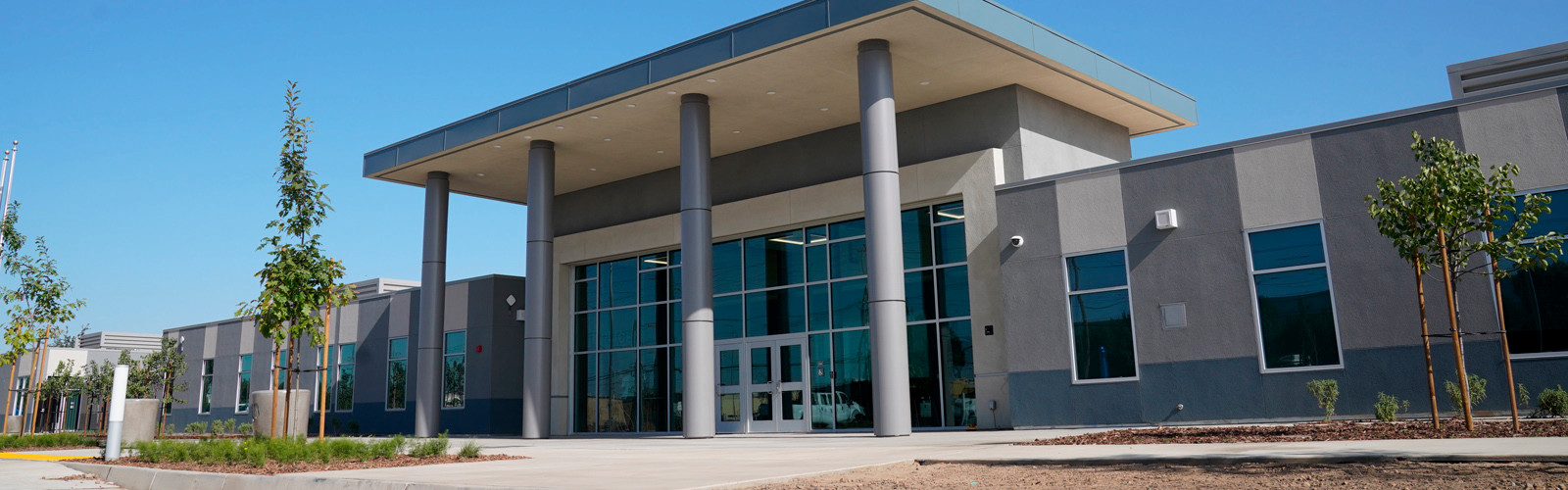 Main building at First Responders Campus