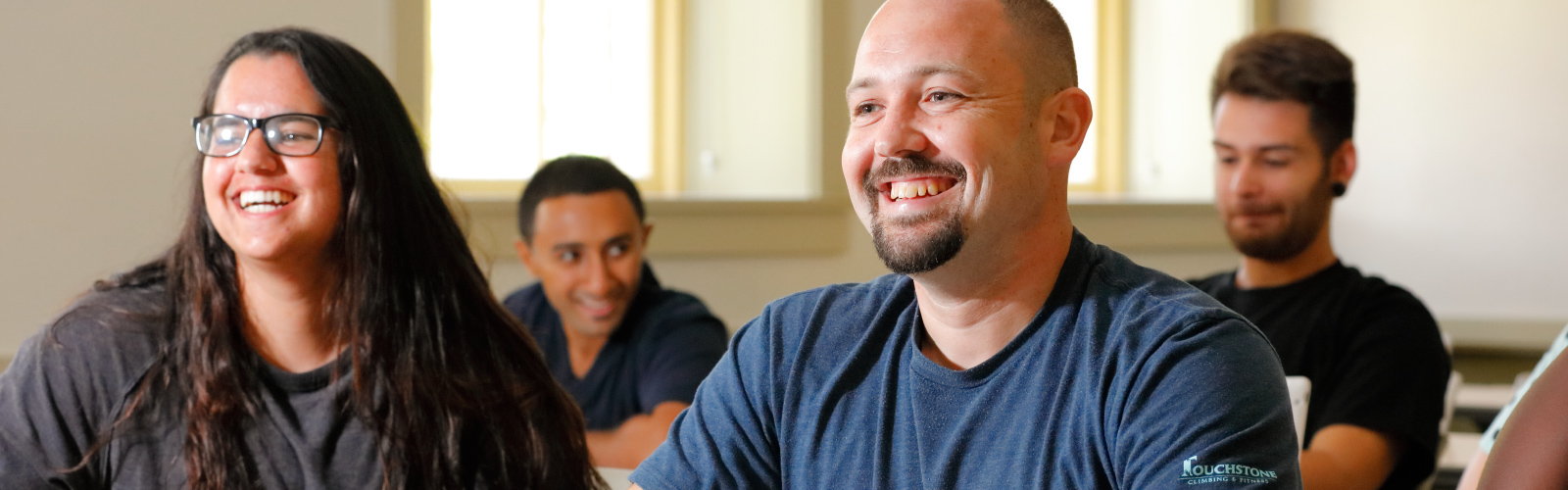 photo of smiling students