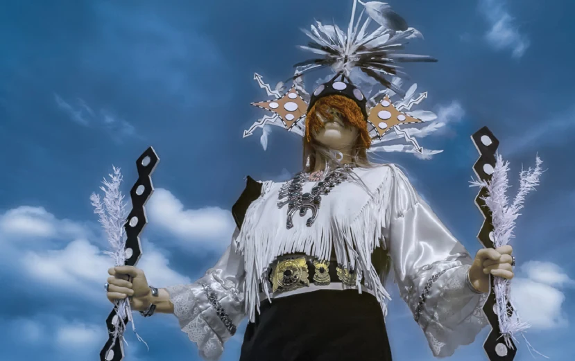 Nevada Weird photo of native American woman