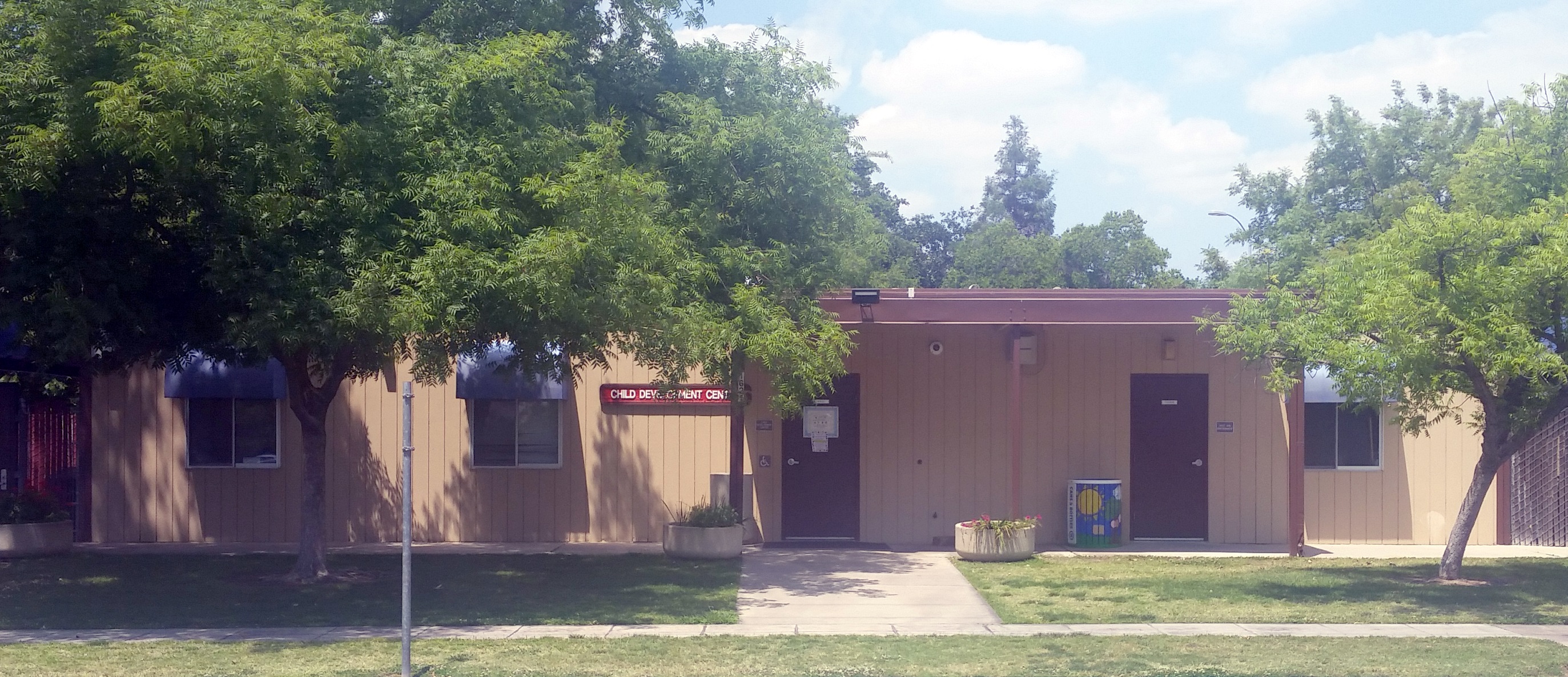 The Child Development Center outside