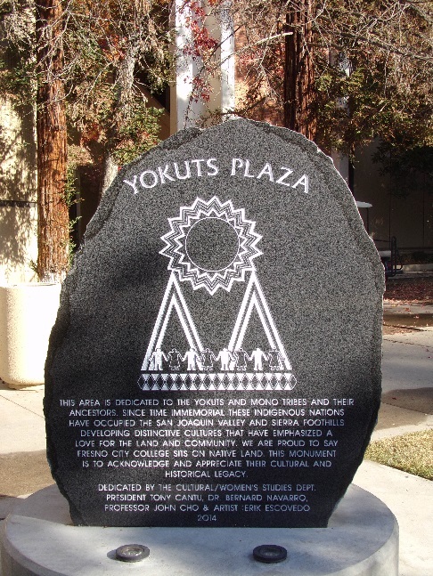 Yokuts Plaza Monument