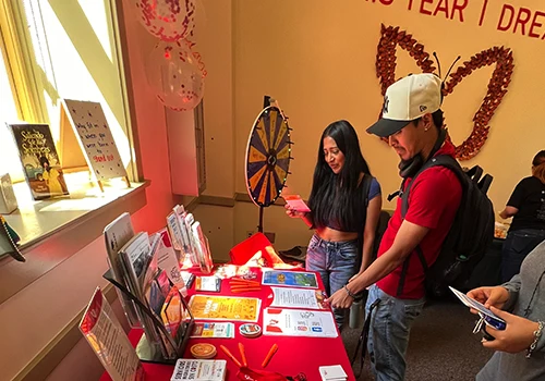 Students in the dream center