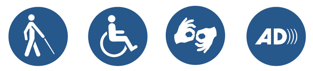 cane, wheelchair, sign language, hearing aide