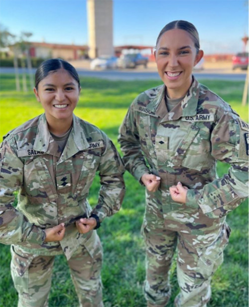 female rotc students